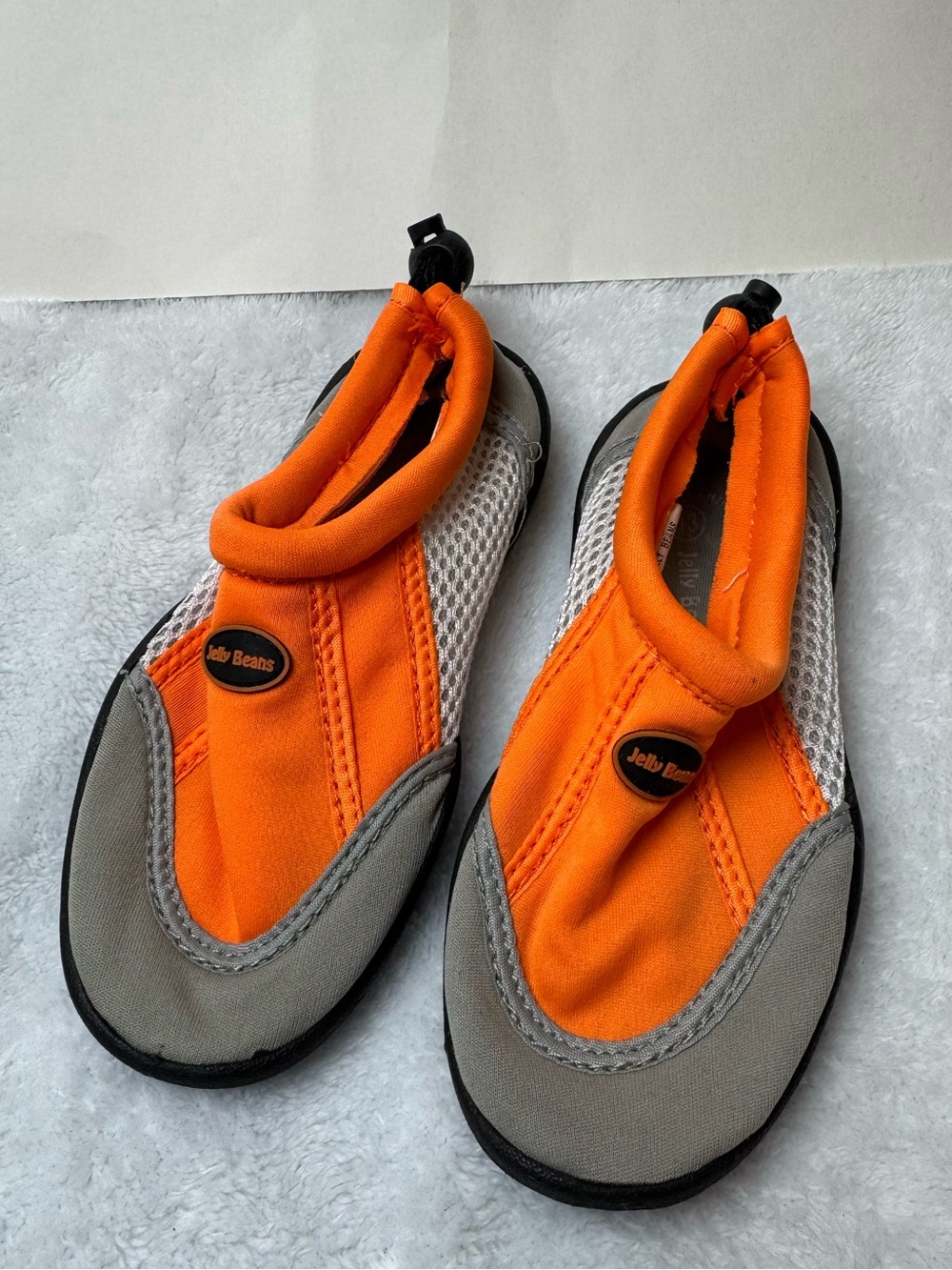 Jelly Beans Bright Orange and Gray Kids Water Shoes | Little Kids Size 13